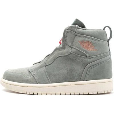 Jordan Air Jordan 1 Vintage Basketbalschoenen Dames Hoge Top Grijs aq3742-305 38
