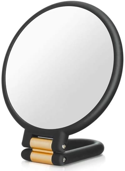 30x vergrotende handspiegel - Spiegel - make up spiegel - Draagbaar - Opvouwbaar - precisie make-upspiegel - zwart
