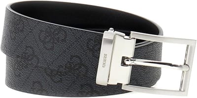 Herriem - Omkeerbare Riem - Outfit Completeren - Verstelbare Gesp - 35 cm Breed - Zwart