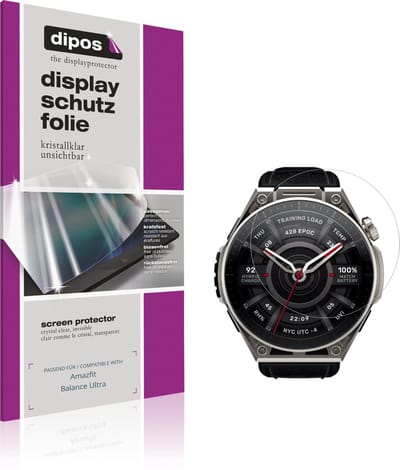 dipos – 6x Beschermfolie geschikt voor Amazfit Balance Ultra | Krasbestendige & heldere Screenprotector Ultra-Thin