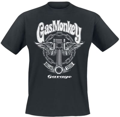 Gas Monkey Garage Big Piston Heren T-shirt - zwart - XXL