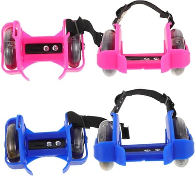 Kinder Rolschaatsen - Trainingsschaatsen Outdoor - Leren Skaten - Gloeiende Wielen Stabiliteit - Verstelbaar - Multicolor