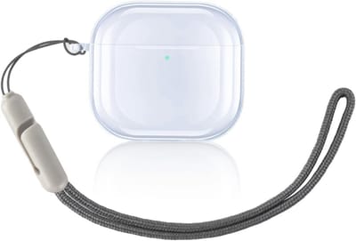 Transparante Beschermhoes voor AirPods 4e Generatie - Valbescherming en Anti-vergeling Technologie
