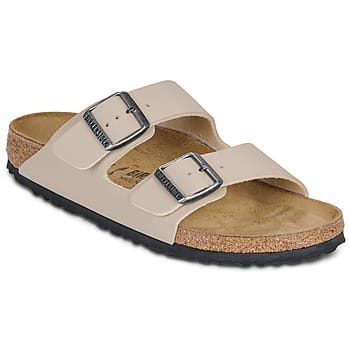 Birkenstock -Dames - zandkleur - slippers & muiltjes - maat 36