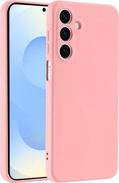 Hoesje geschikt voor Samsung Galaxy S25 Plus hoesje zacht siliconen- Arara backcover - Licht Roze