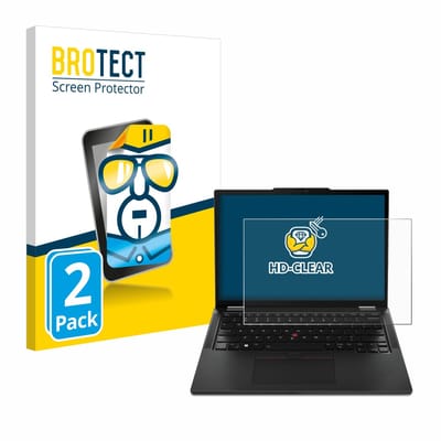 BROTECT - Screenprotector voor Lenovo ThinkPad X13 Gen 4 - Folie Beschermfolie transparant 2 Stuks