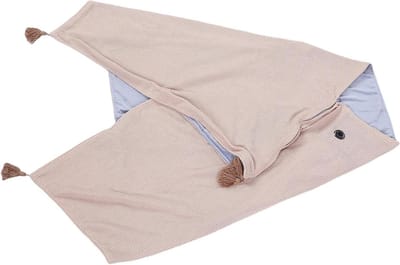 Verwarmde Omslagdoek - Elektrische Sjaal - Warm Blijven - 9-Zone Verwarming - 3 Temperatuurstanden - Beige
