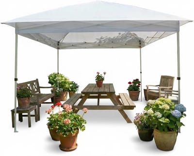 Professionele Pop-up Partytent 3x6m - Luxe Vouwtent Wit - 18m² Oppervlakte - Waterdicht & UV-bestendig - Inclusief Draagtas - Voor Feesten, Markten en Evenementen