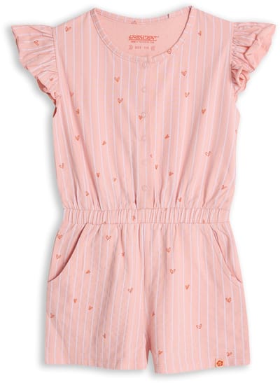 4President playsuit meisjes Powder pink