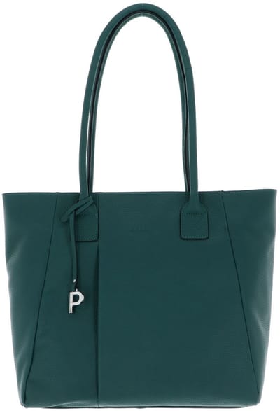 PICARD Leren shopper schoudertas Pure Shopper Smaragd donkergroen