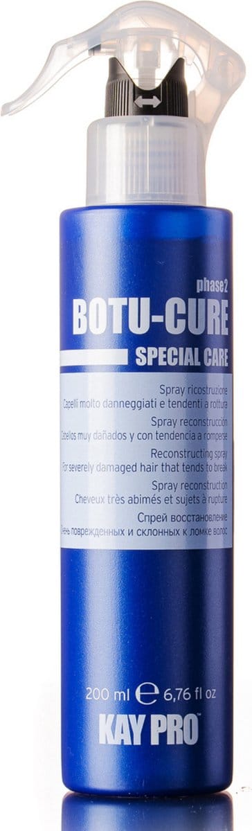 KayPro Spray voor Beschadigd Haar - Phase 2 - Botu-Cure Spray 200 ml - Professionele Haarverzorging - Herstellende Haarspray voor Beschadigd Haar