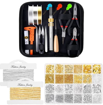 DIY Sieraden Maken & Reparatie Starterset voor Kinderen en Volwassenen - Meer dan 850 Onderdelen - Voor Armbanden, Kettingen en Oorbellen - Juwelen Gereedschapspakket