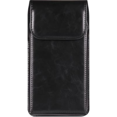 Sac de téléphone portable vertical à porter à la ceinture pour hommes, sac de taille à suspendre, boucle de pantalon, sac de téléphone monocouche pour la taille Black, multicolore