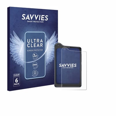 Savvies - Screenprotector voor Xiaomi Qin K25 - Folie Beschermfolie transparant 6 Stuks