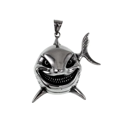 Grote Haai Hanger, Gepolist Roestvrij Staal 316L – Unisex