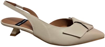 Angel Alarcon Aline Next Latte Slingback Gebroken Wit Leer Dames - Gebroken Wit - 37