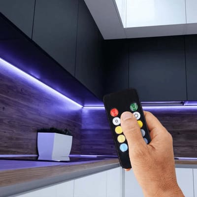 WiFi Infrarood Controller met Afstandsbediening voor CCT LED Strip 12V/24V 24 Knoppen - Kunststof - SILUMEN