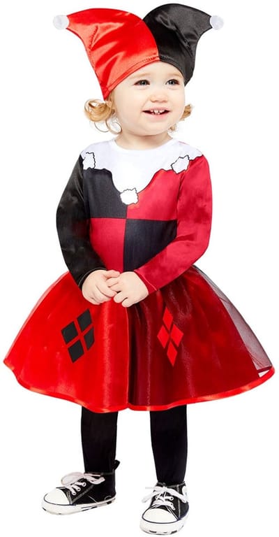 Mini harlekijn kinderkostuum
