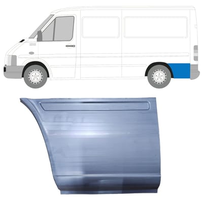 Reparatiepaneel achterspatbord voor Volkswagen LT 1996-2005 / Links