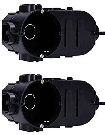 Inbouw-elektronicadozen voor veilige elektrische installatie - 149 x 67 x 60 mm, Ø 60 mm opening, 2 stuks