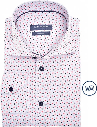 Ledûb modern fit rood