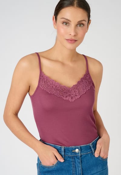 Damart - Hemdje Thermolactyl, zijdezacht - Dames - Roze - 34-36 (XS)