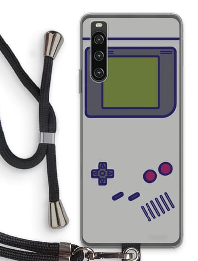 Case Company® - Hoesje met koord geschikt voor Sony Xperia 10 IV hoesje met Koord - Game On - Telefoonhoesje met Zwart Koord - Bescherming aan alle Kanten en Over de Schermrand