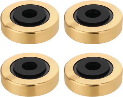 4-delige Set Geanodiseerde Aluminium Apparaatvoeten voor Audio en Luidsprekers, Antivibratie