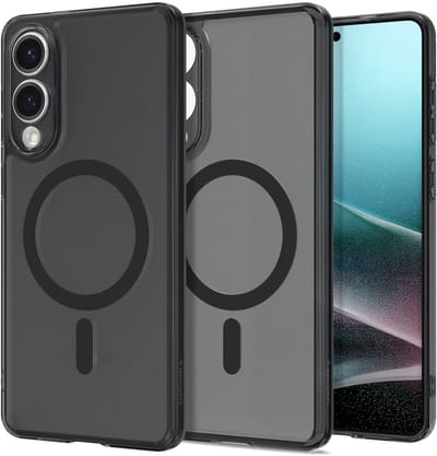 Spigen Ultra Hybrid MagFit - Hoesje Geschikt voor Samsung Galaxy S25 Edge - Compatibel met MagSafe / Qi2 - Back Cover Zwart