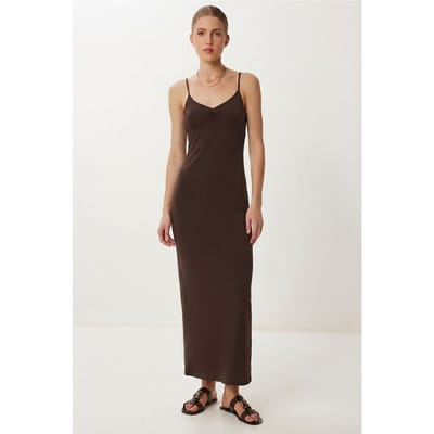 Mouwloze Bodycon Maxi Jurk