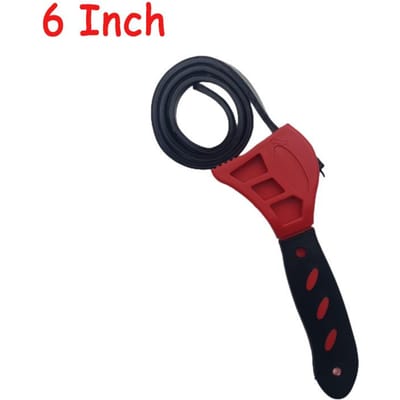 6 inch 8 inch Band Sleutel Verstelbaar Olie Filter Potopener Pijp Multifunctioneel Trekkers Band Sleutel Patroon Demontage Gereedschap black