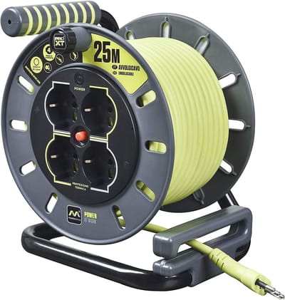 5 Meter Waterdichte Verlengkabel Voor Buiten - 3-Voudige Contactdoos IP44, 3500W