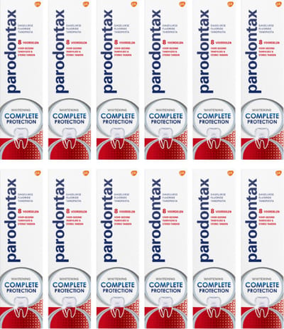 Parodontax - Tandpasta - Complete Protection - Whitening - 75ml x 12