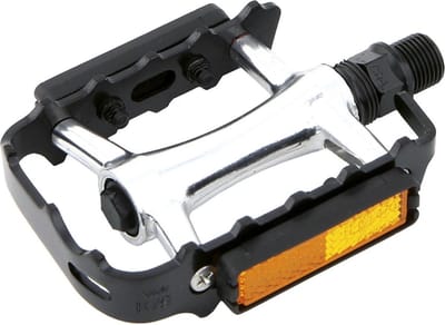 Contec Pedalen - Cpi-046 - MTB / ATB Fietspedalen - Zwart / Zilver - Reflector