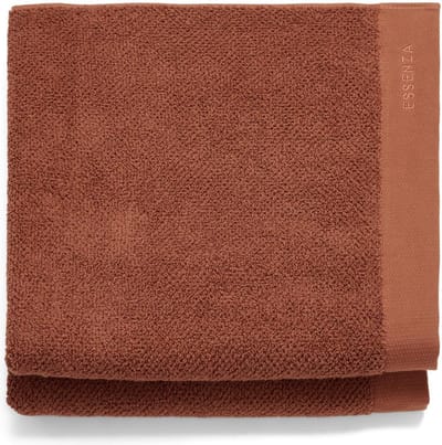 ESSENZA Connect Organic Uni Handdoekenset Warm brown - 2x 70x140 cm