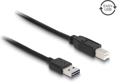 Easy-USB2.0 kabel USB-A - USB-B - 1 meter
