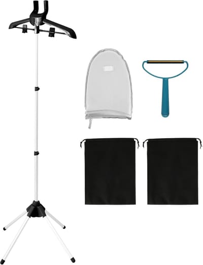 Strijkstandaard Kleding - Stoomrek - Kleding Verzorgen - In Hoogte Verstelbaar - Tot 160 cm - Zwart
