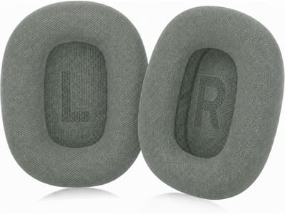 Set Oorkussens voor Apple Koptelefoon - AirPods Max Oorkussen - AirPods Max 2 / USB-C - Geweven stof met Traagschuim - Groen