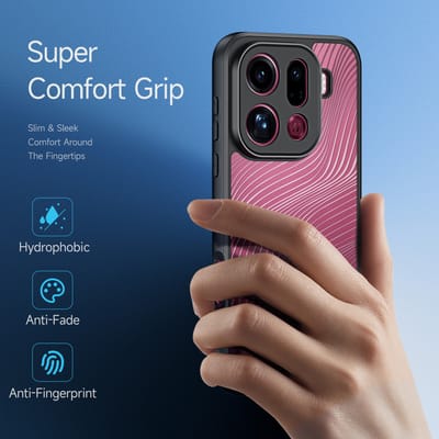 Dux Ducis Hoesje - Geschikt voor OPPO Find X9 Pro Hoesje - Dux Ducis Aimo Series - Transparant TPU Back Cover - Zwart