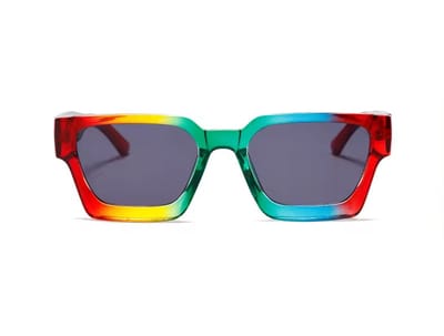 Designer Festival Zonnebril - Regenboog - Techno - Rave glasses