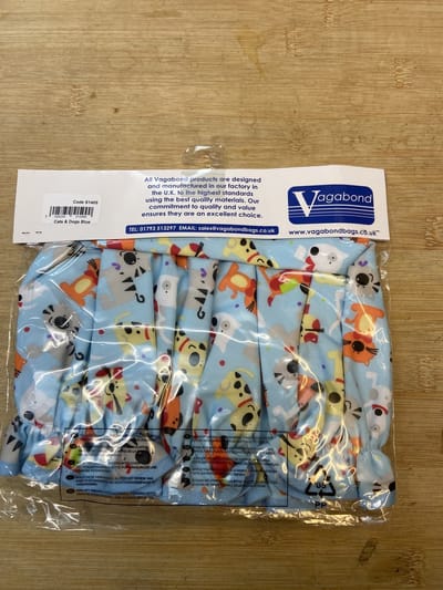 Vagabond Traditionele Engelse Douchemuts s1405 hond blauw