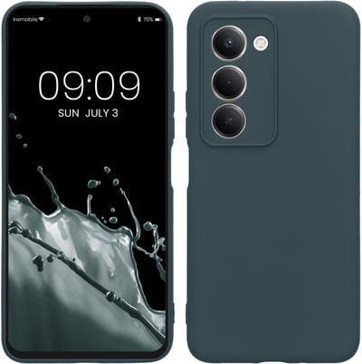 kwmobile telefoonhoesje geschikt voor Xiaomi Redmi 15 5G - Hoesje voor smartphone - Precisie camera uitsnede - In leisteen
