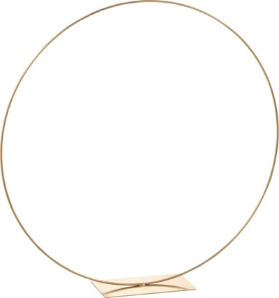 J-Line decoratie Ring Op Voet - metaal - goud - medium