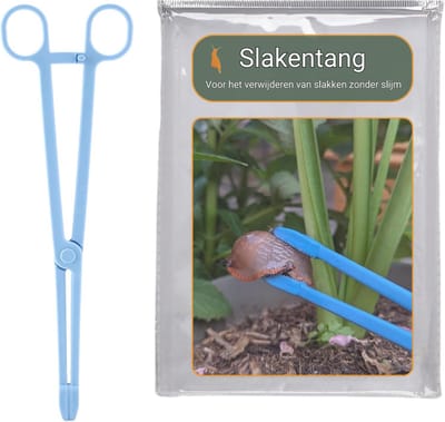 Slakkentang voor het Eenvoudig en Hygiënisch Verwijderen van Slakken uit uw Tuin