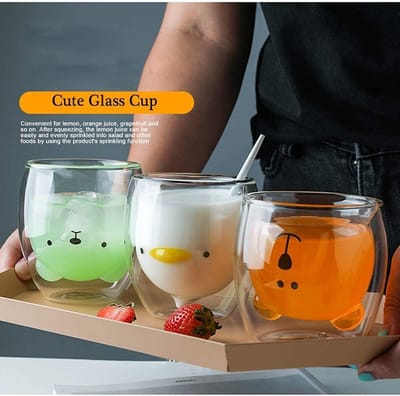 Dubbelwandige glazen, set, thermoglazen van borosilicaatglas, drinkglazen voor thee, koffie, cappuccino, water, sap, ijsthee, koffieglazen, theeglazen met zweefeffect