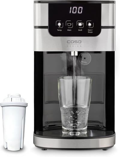 Turbo warmwaterdispenser met instelbare temperatuur 70-100 °C, 4L watertank, ideaal voor kantoorkeukens en buffetten