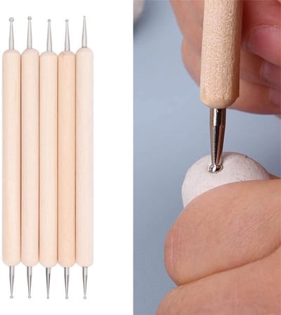 Aladdien - Embossing Stylus Set - 5 Stuks - Aardewerk Sculptie