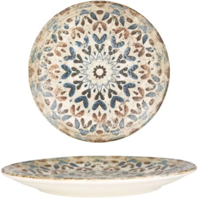 Rinart Dessertbord - Aztec - Porselein - 21 cm - set van 6