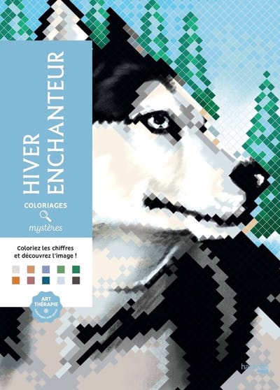 Coloriages Mystères Hiver Enchanteur - hachette - Kleurboek voor volwassenen