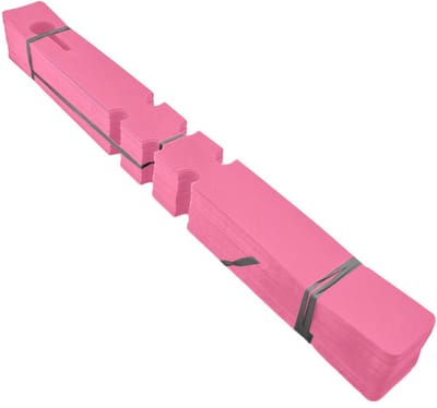 CombiCraft Losse sleufetiketten roze - 210x20mm - bundel van 100 stuks